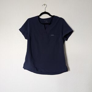Jaanuu Women's Navy Scrub Top